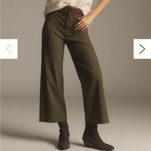 Anthropologie: Maeve Colette Crop Wide-Leg Pants